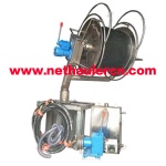 Single wheel fishing net hauler tilted model